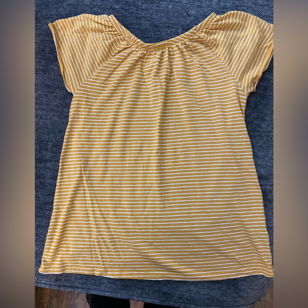 Cat and Jack striped shirt.  Size L: 10-12. Never worn.